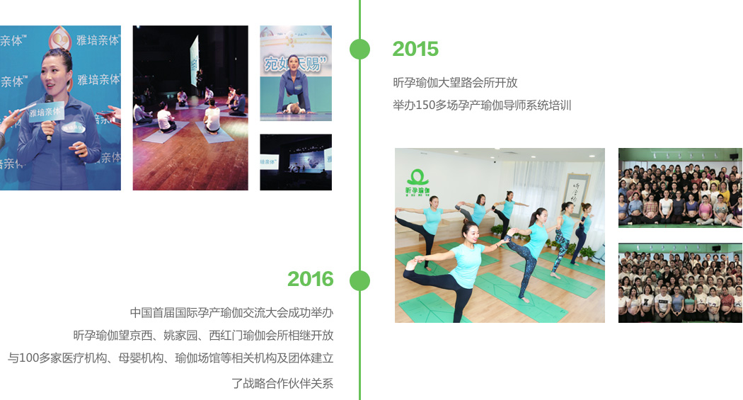 发展历程 - 关于我们 - 昕孕瑜伽